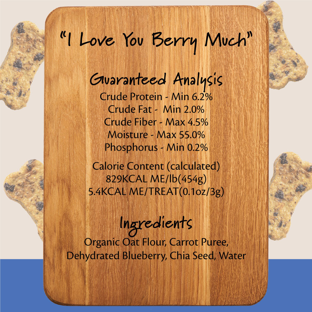 "I Love You Berry Much" Dog Treat Dough