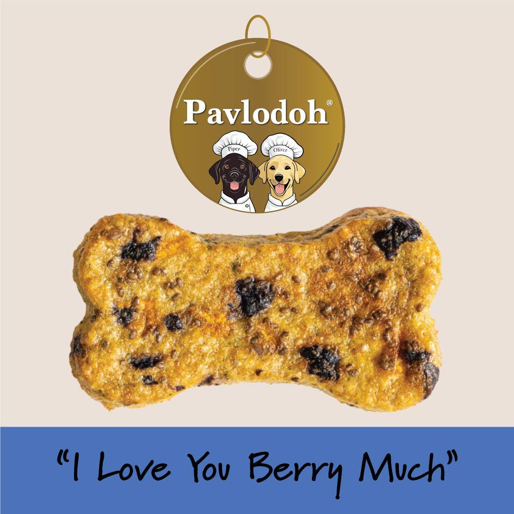 "I Love You Berry Much" Dog Treat Dough