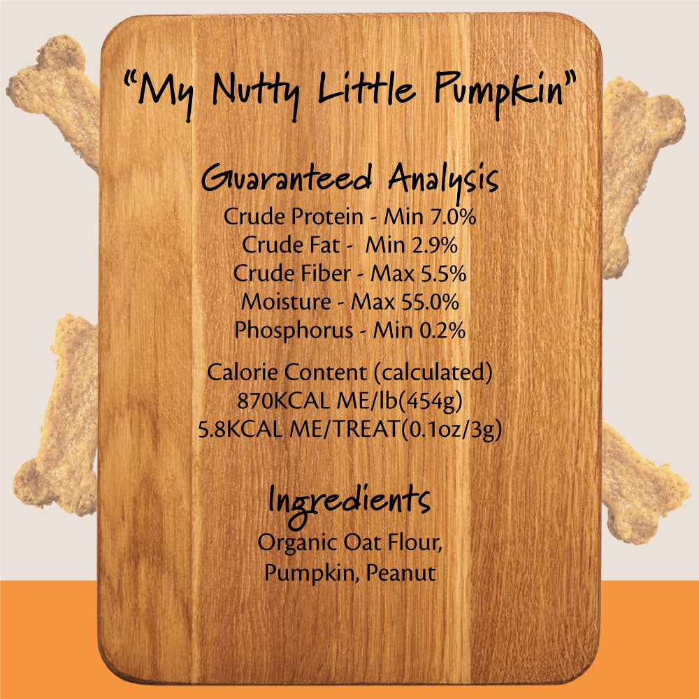 "My Nutty Little Pumpkin"- Dog Treat Dough